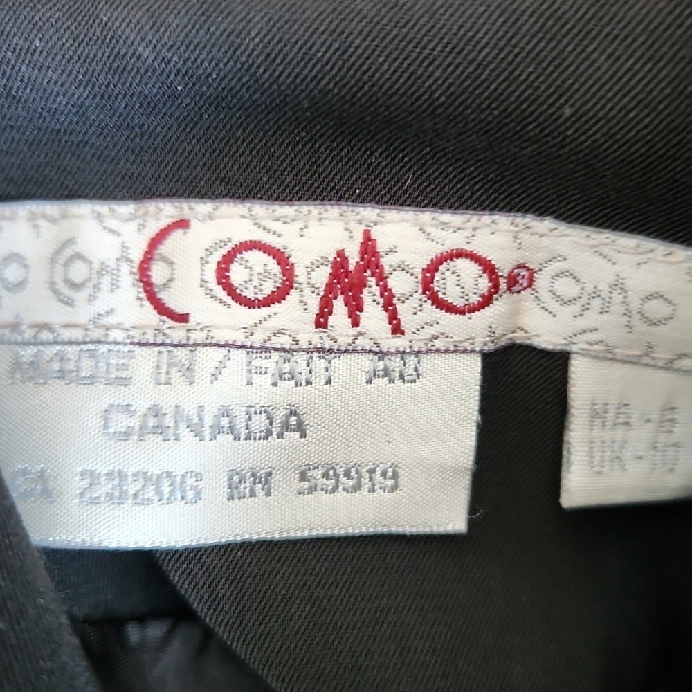 Como Vintage Button-Up Blazer Jacket in Olive Green - Picture 13 of 15